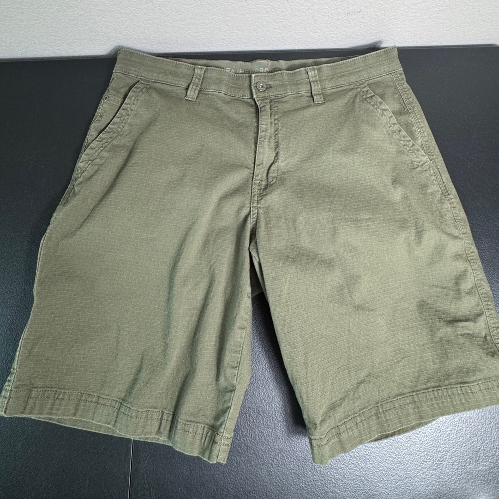 Weatherproof Mens Alpine Olive Riptstop‎ Shorts W3S223SC Size 36 Green Utility